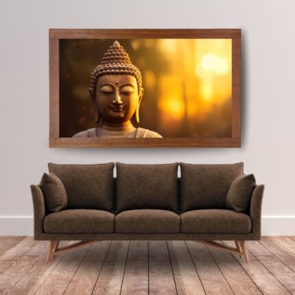 Eternal Calm Buddha Frame (3ft X 2ft)