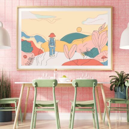 The Joy of Wandering (3ft X 2ft)