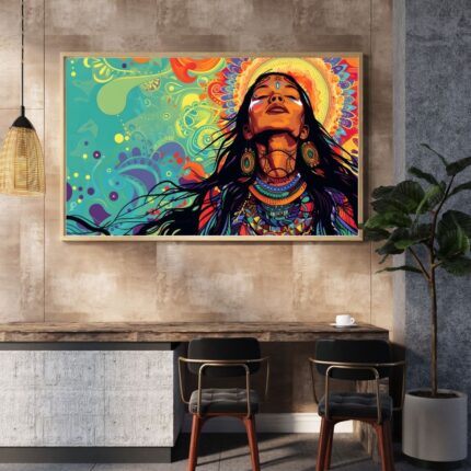 Divine Aura – Contemporary Wall Frame (3ft X 2ft)