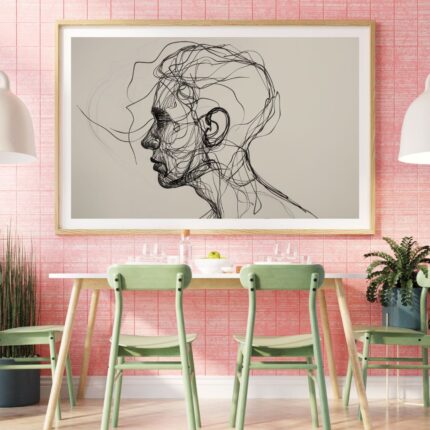 Contours of Thought (3ft X 2ft)