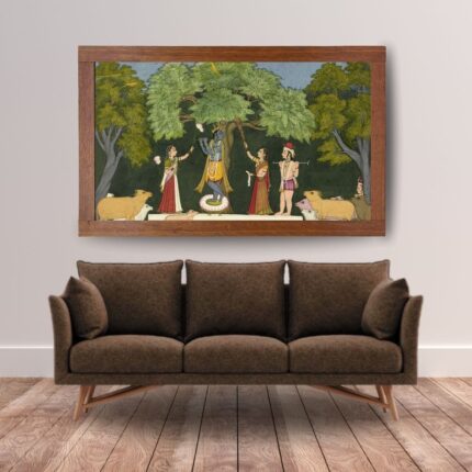 Eternal Vrindavan – Krishna Wall Frame (3ft X 2ft)