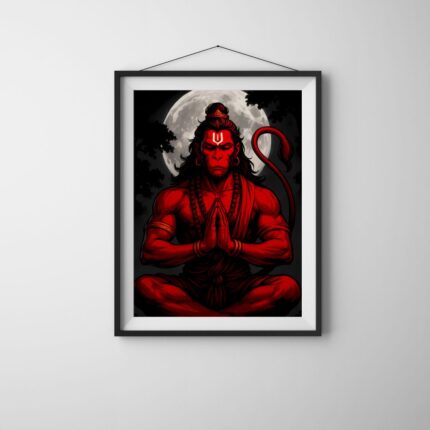 Crimson Devotion – The Silent Power of Hanuman