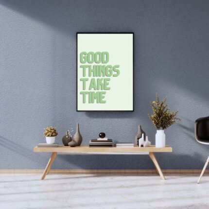 Patience in Pastel – Motivational Wall Art